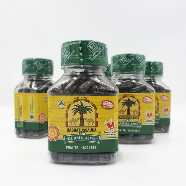 Habbatussauda cap Kurma Ajwa 100 kapsul